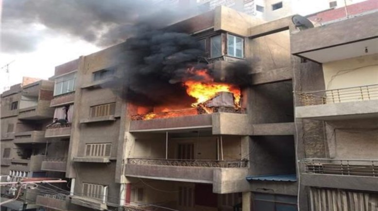 حريق في شقة سكنية - أرشيفية