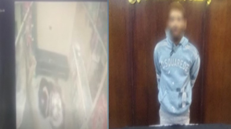 المتهم وجانب من الواقعة 