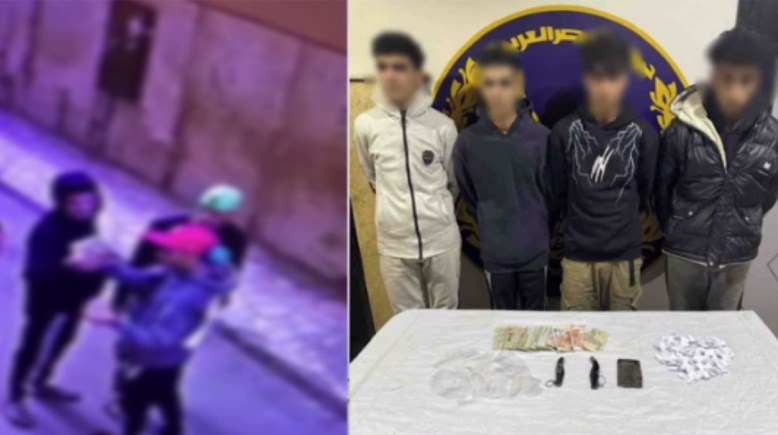 المتهمين وجانب من الواقعة 