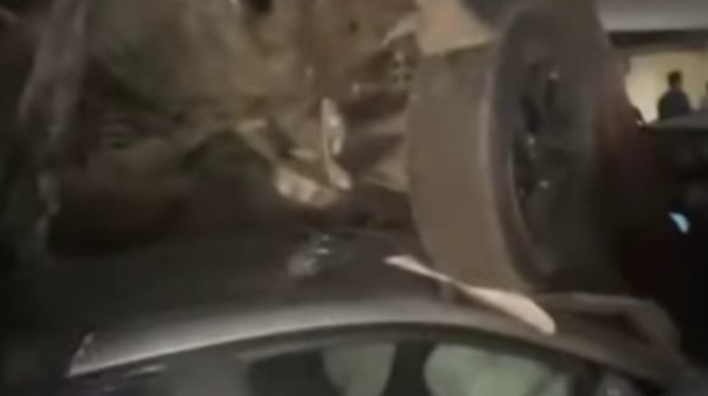 جانب من الحادث 