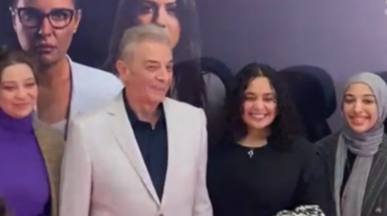 محمود حميدة في العرض الخاص لفيلم "الملحد"