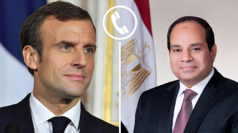 الرئيس عبد الفتاح السيسي، الرئيس الفرنسي إيمانويل ماكرون