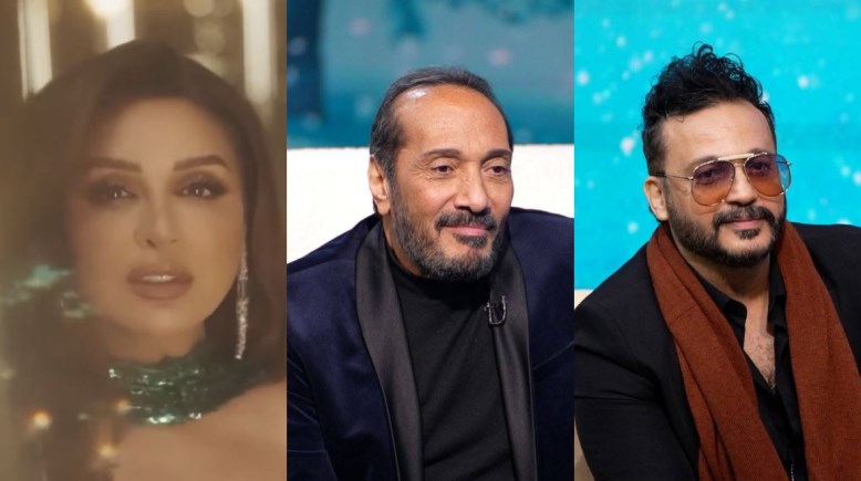 أنغام وعلي الحجار وإيساف