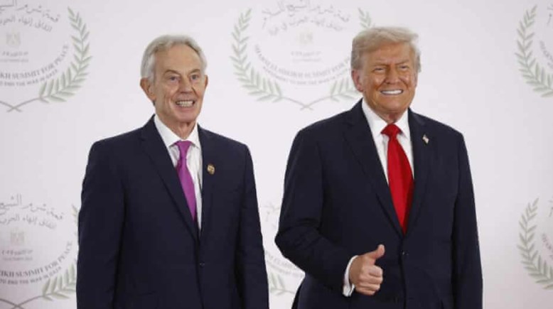 دونالد ترامب وتوني بلير