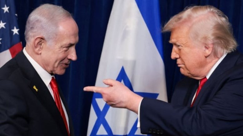 الرئيس الأمريكي دونالد ترامب ورئيس الوزراء الإسرائيلي بنيامين نتنياهو