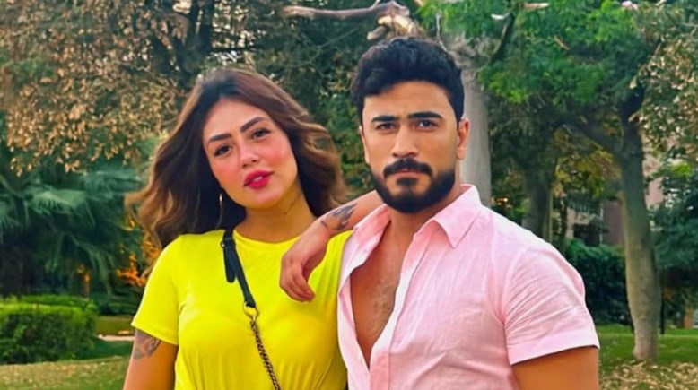 هدير عبد الرازق وطليقها اوتاكا