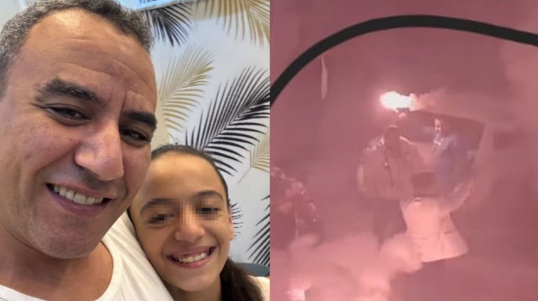  الطفله رقية ووالدها