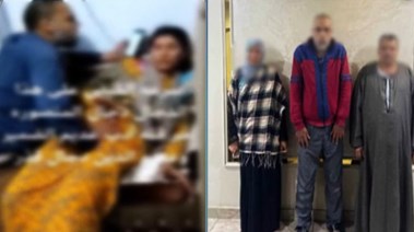 المتهمون في واقعة فيديو "دجال الدقهلية"