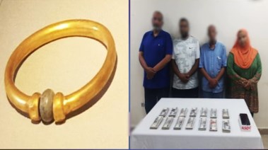 المتهمون بسرقة الأسورة الأثرية