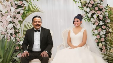 أسماء جلال ومصطفى غريب