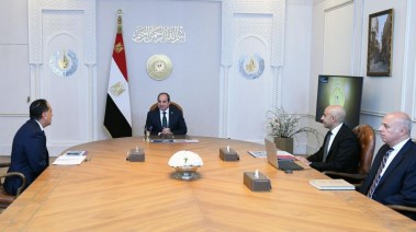 اجتماع الرئيس عبدالفتاح السيسي مع رئيس الوزراء ووزير التربية والتعليم