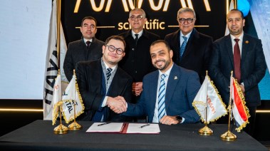 جانب من حفل توقيع التعاون بين نواة وبعض الشركات