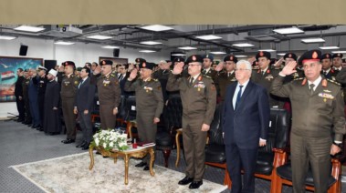 وزير الدفاع يشهد مناقشة البحث الرئيسي للأكاديمية العسكرية