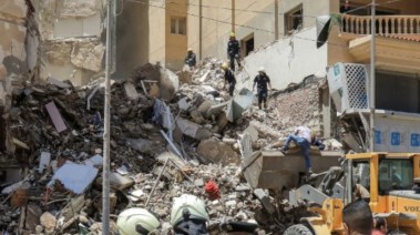 انهيار عقار - أرشيفية 