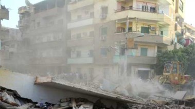 انهيار جزئي في عقار بإمبابة - أرشيفية