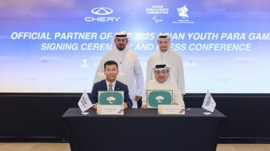 شيري راعيًا رسميًا دورة الألعاب الآسيوية البارالمبية للشباب 2025