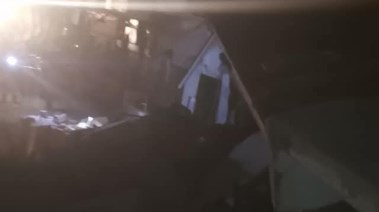 انهيار عقار بالمنيا 