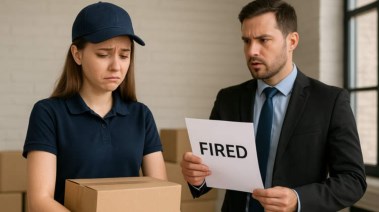 رفت عاملة من الشركة