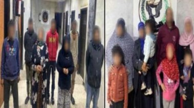 المتهمون وبصحبتهم 18 حدثا