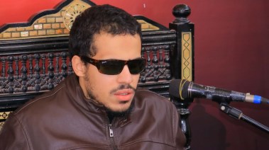 أحد المشاركين بمسابقة حفظ القرآن الكريم ببورسعيد