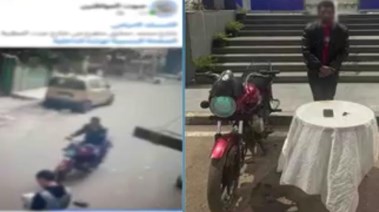 المتهم وجانب من الواقعة 