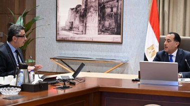 مصطفى مدبولي، رئيس مجلس الوزراء، وشريف فاروق، وزير التموين والتجارة الداخلية،