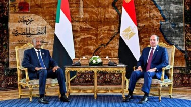 الرئيس عبدالفتاح السيسي ورئيس مجلس السيادة الانتقالي السوداني، الفريق أول ركن عبدالفتاح البرهان