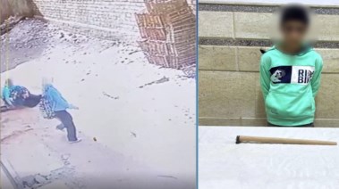 المتهم وجانب من الواقعة 