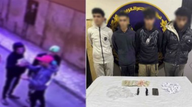 المتهمين وجانب من الواقعة 