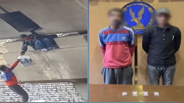 المتهمين وجانب من الواقعة 