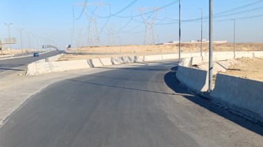 الطريق بعد الصيانة 