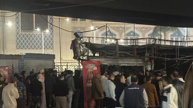 جانب من الحريق 