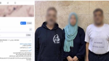 المتهمون وجانب من الواقعة 