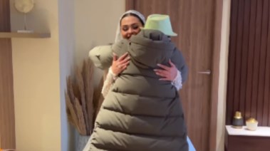 محمد هنيدي وابنته فريدة