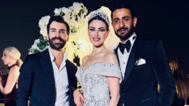 دارين حداد في حفل زفافها