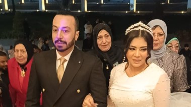 من عقد قران تامر مجدي