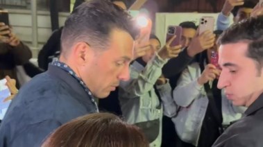 رامي رضوان في عزاء الفنانة سمية الألفي