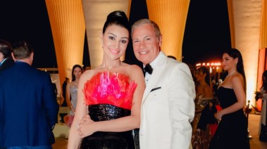 أروى جودة وزوجها جون باتيست