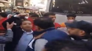 جانب من مشاجرة المرشحين