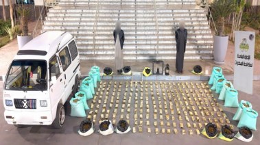 جانب من المضبوطات 