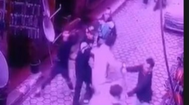 قطع من فيديو الاعتداء على شاب بدار السلام