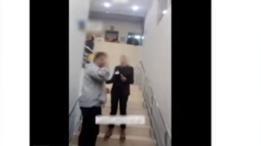 لقطة من الفيديو المتداول 