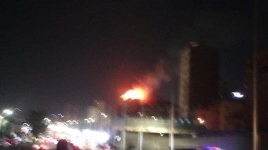 جانب من الحريق 