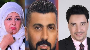 المخرج محمد سامي والفنانة عفاف شعيب والمحامي باسم الخواجة