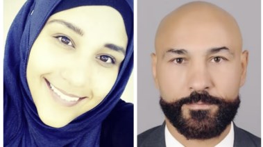 الملاكم كاباري سالم وابنته