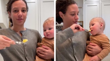 حيلة تناول الزبدة للأطفال الرضع