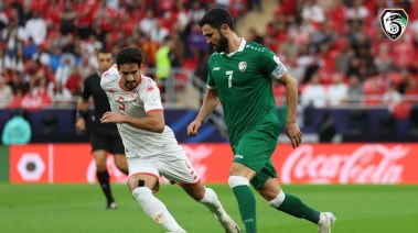 عمر خربين لاعب سوريا 