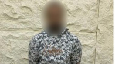 المتهم بعد ضبطه