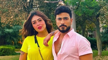 هدير عبد الرازق وطليقها اوتاكا