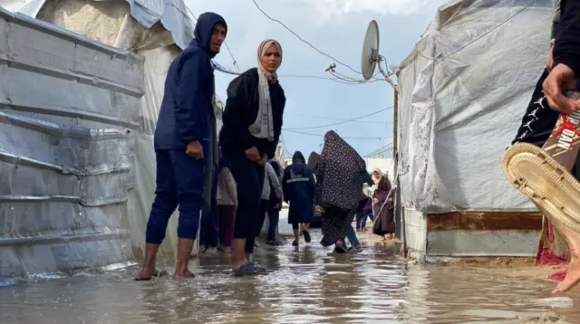 سوء الأحوال الجوية في قطاع غزة